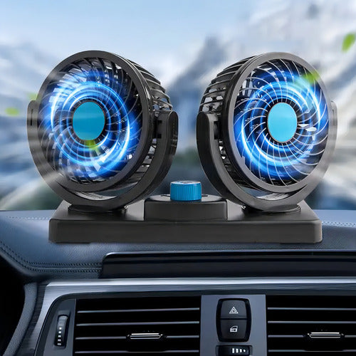 Mini Ventilador Portátil para Carro Potente